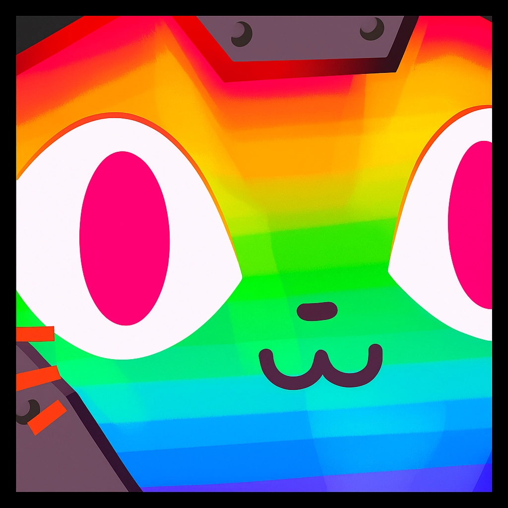 Rainbow Titanic Arcane Pyro Cat